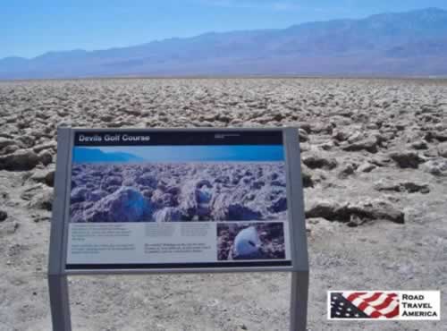 The Devils Golf Course in Death Valley National Park in California